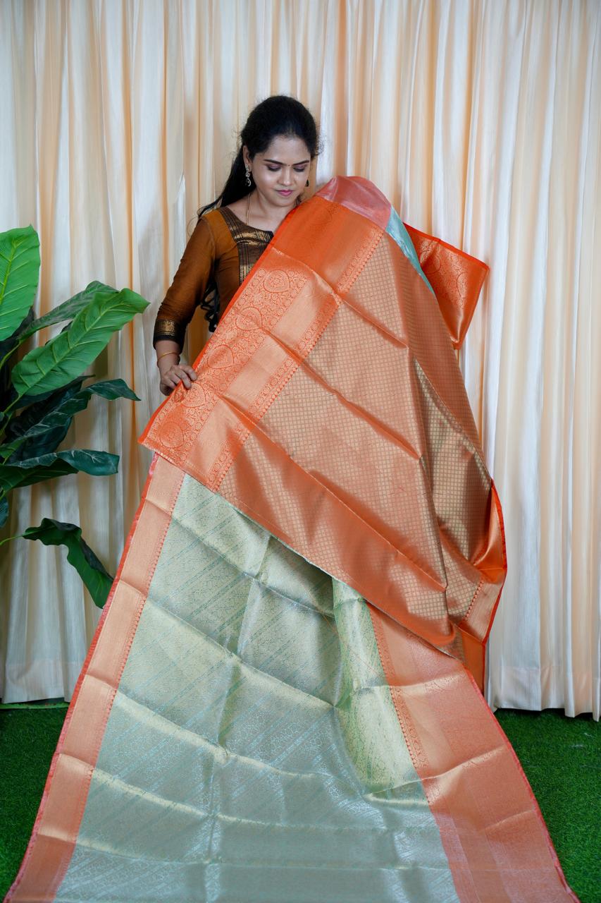 Zari weaving tissue 🥳prebook