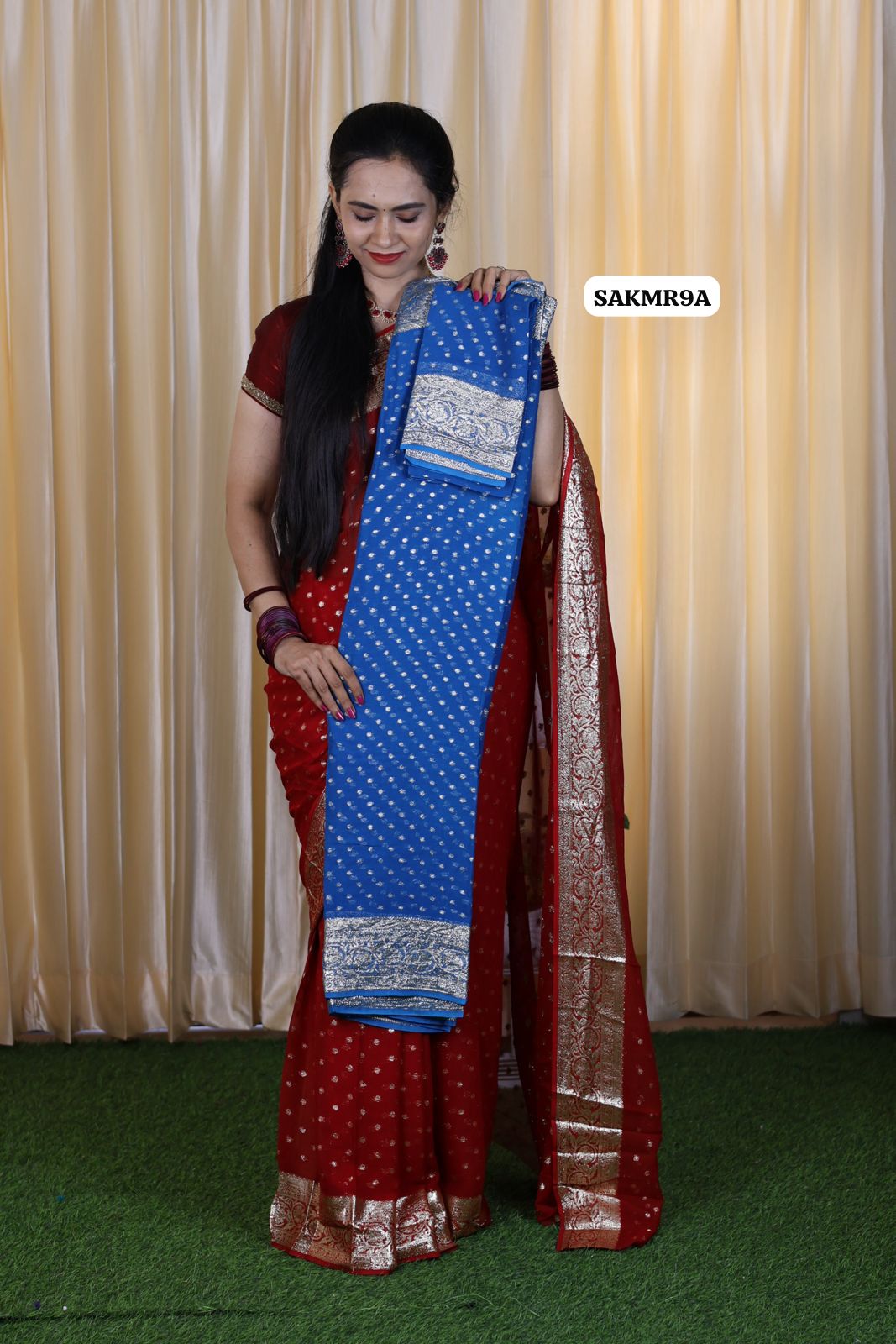 Aadi offer š¹Viscose georgette saree with running blouseš