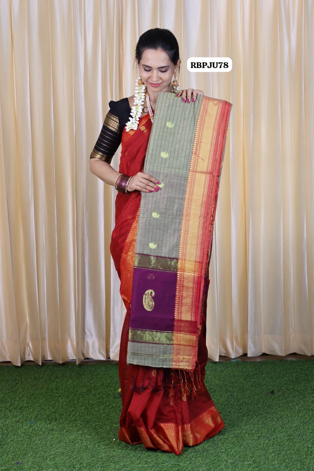 Semi silk cotton saree 😍🥳