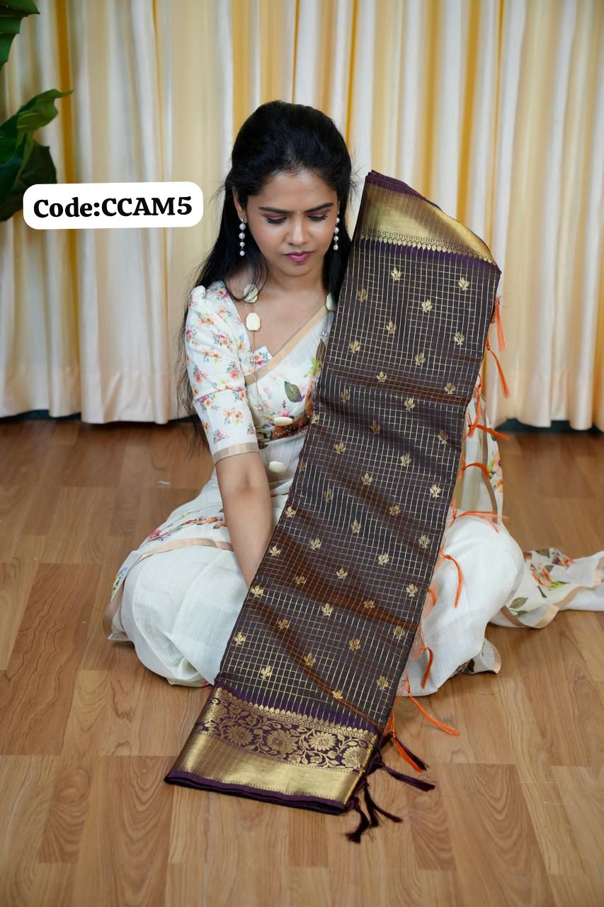 Soft katan silk saree🥰🥳