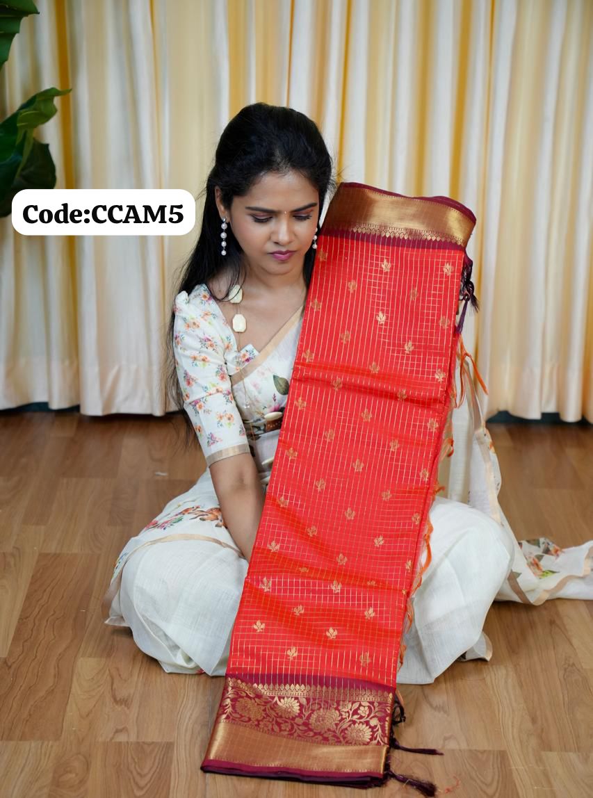 Soft katan silk saree🥰🥳