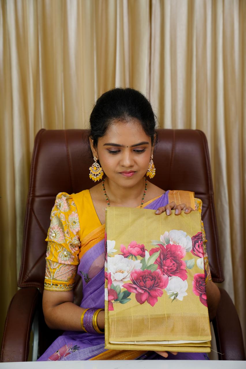 Lenin cotton saree 🥰😎
