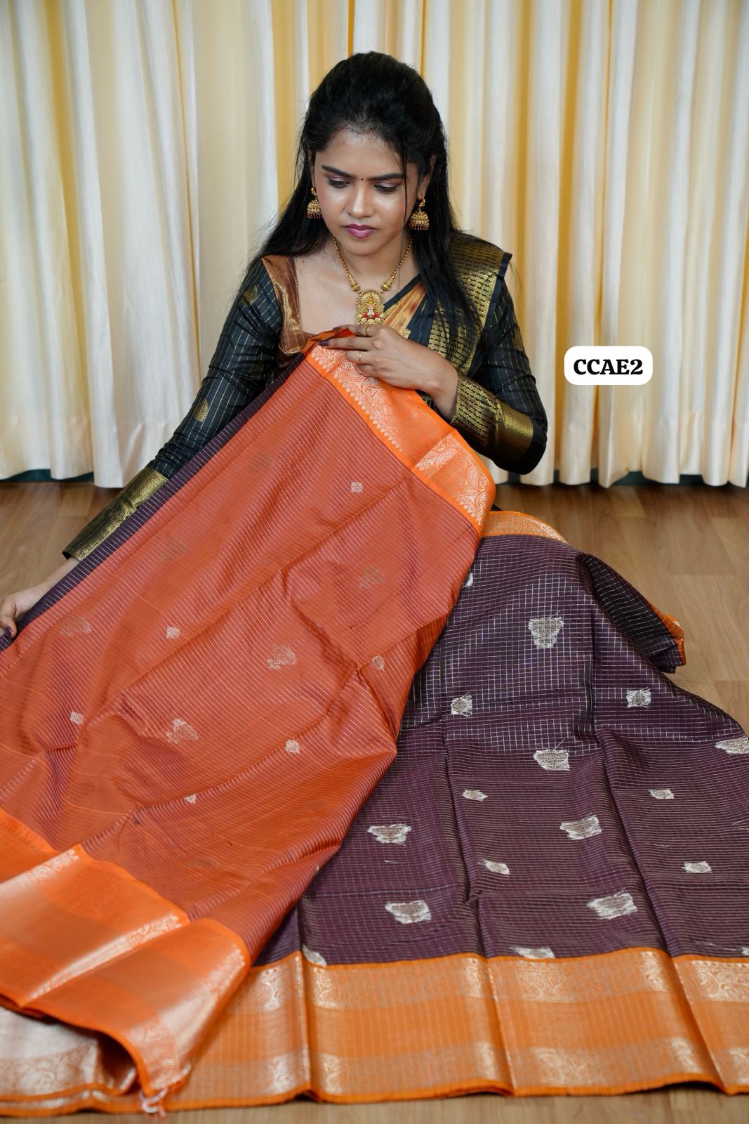 Kanchi semi silk saree🥰😎