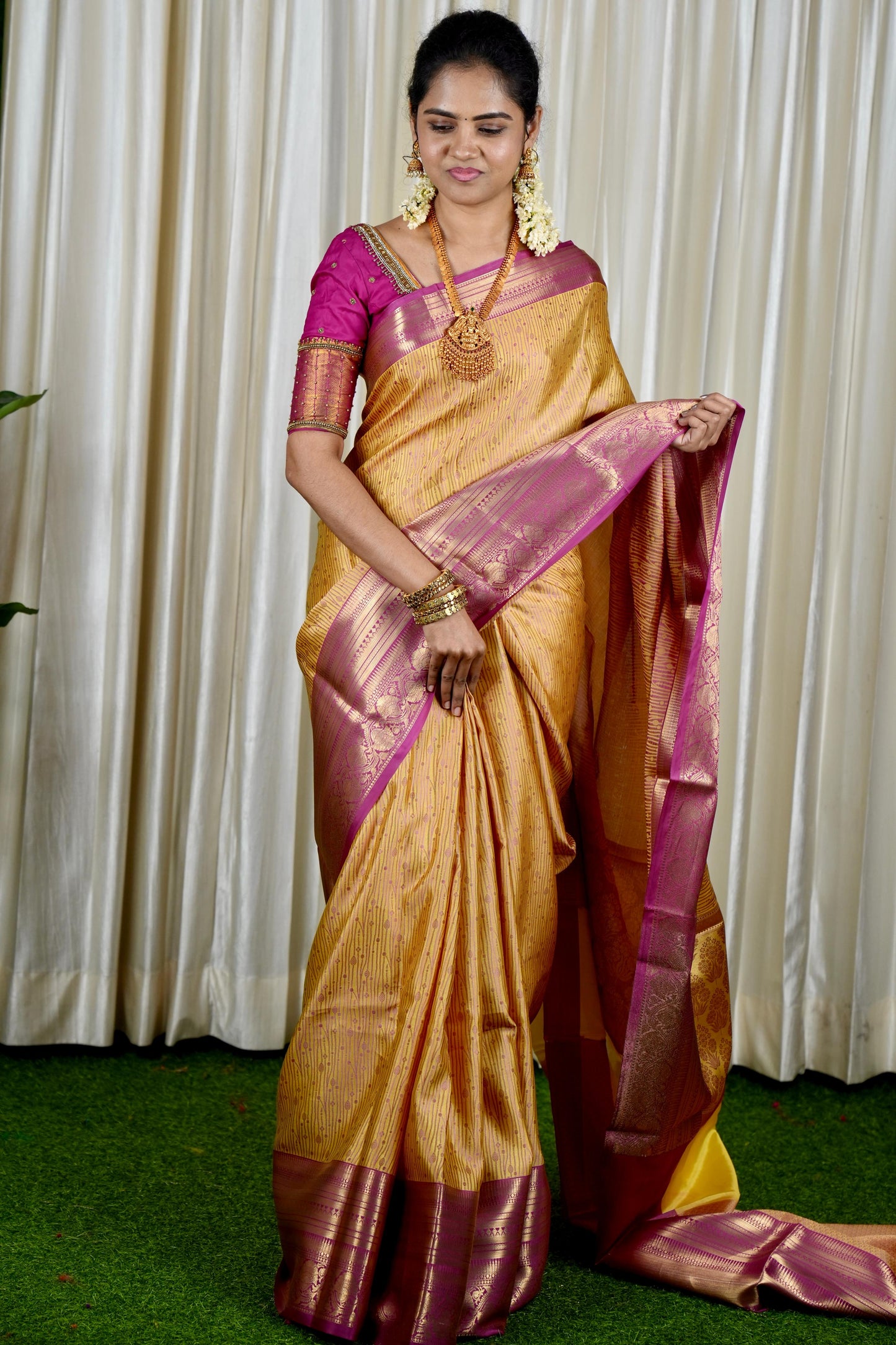 Soft silk saree 🥳