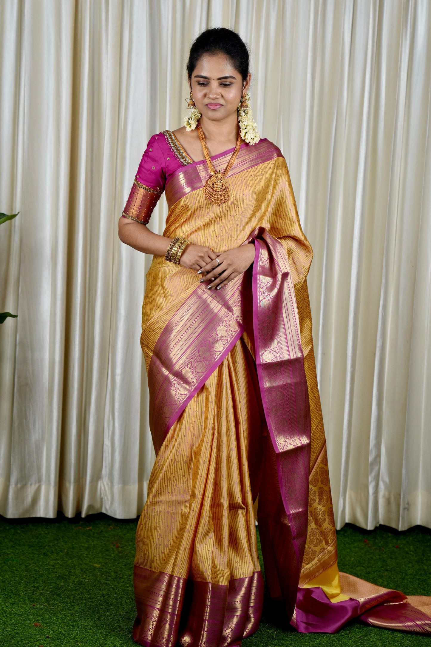 Soft silk saree 🥳