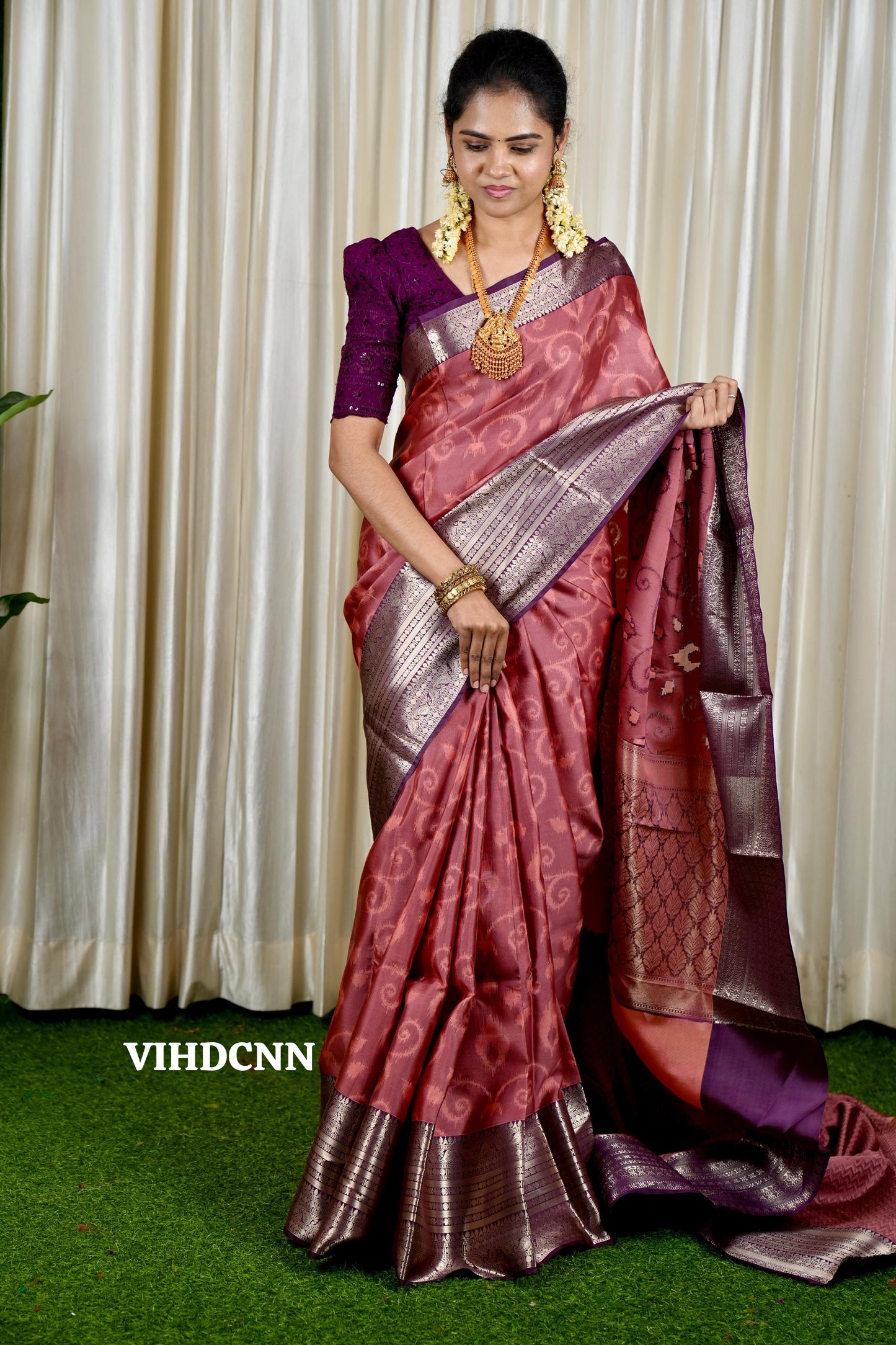 Soft silk saree 🥳