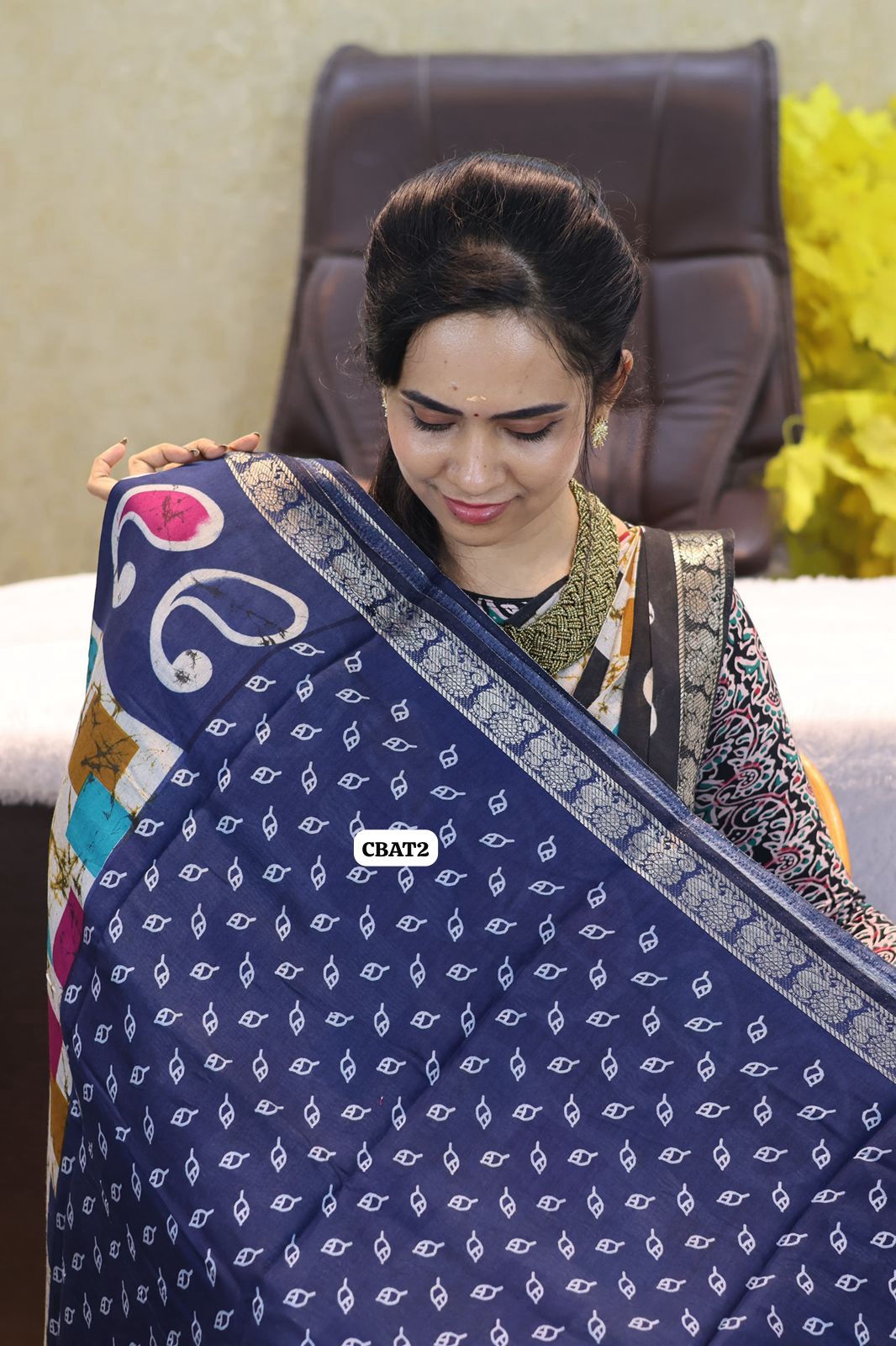 Maheshwari semi soft silk saree-๐๐๐