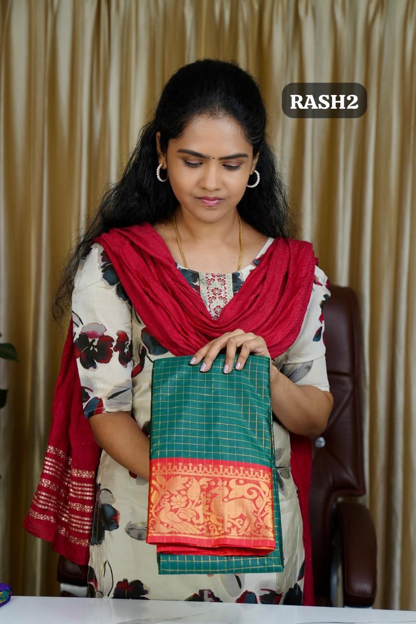 Silk cotton saree🥰😎