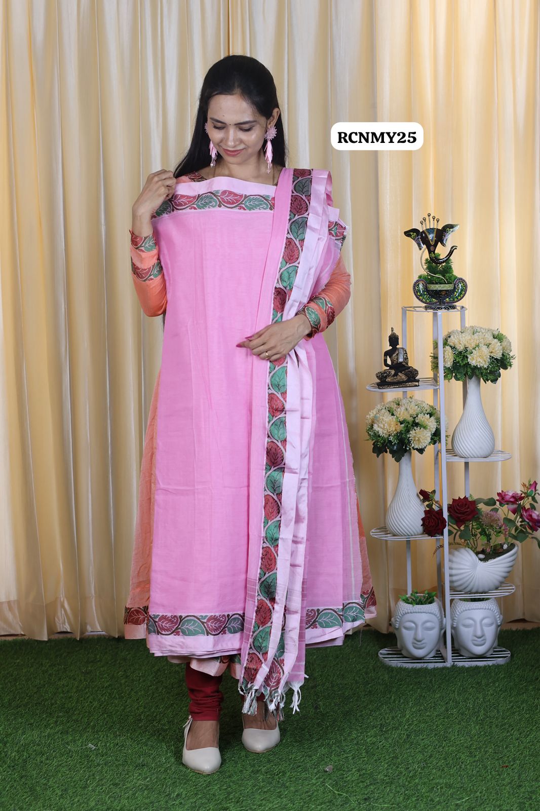 Cotton salwar set unstitched 🥳