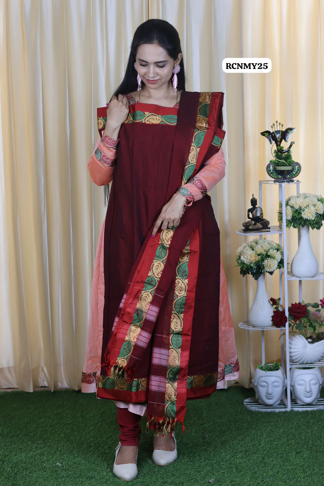 Cotton salwar set unstitched 🥳