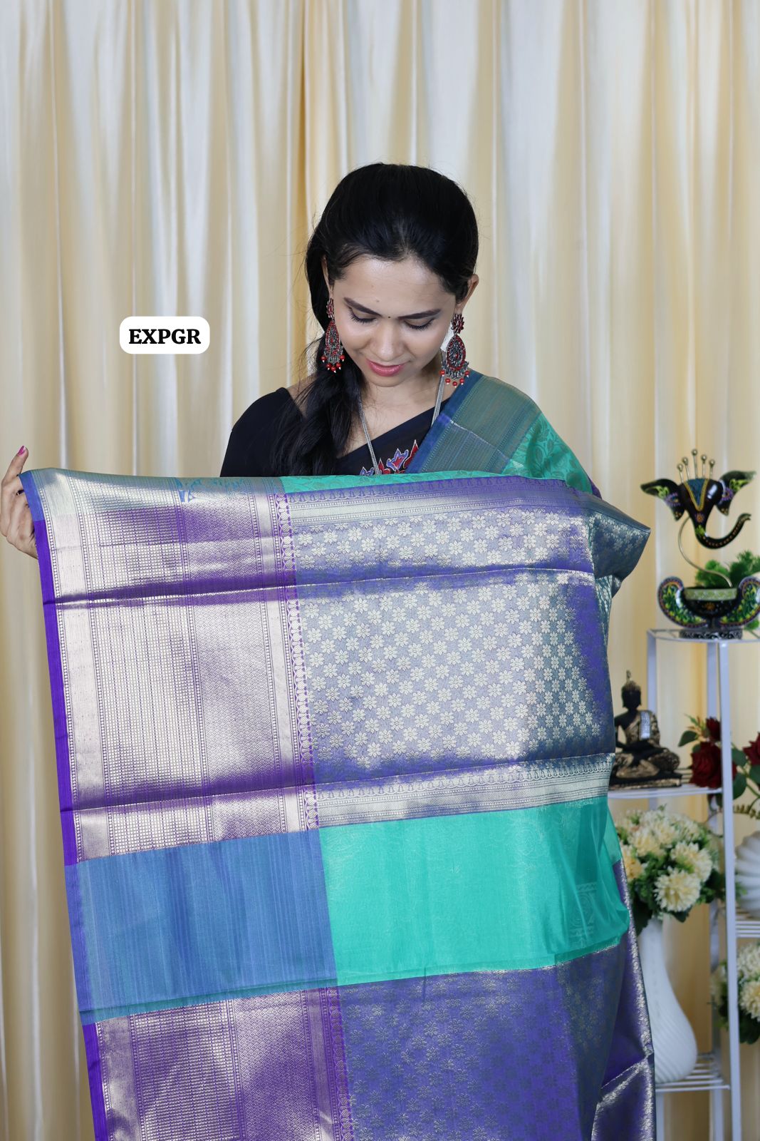 Katan tissue semi silk saree offer 🤗