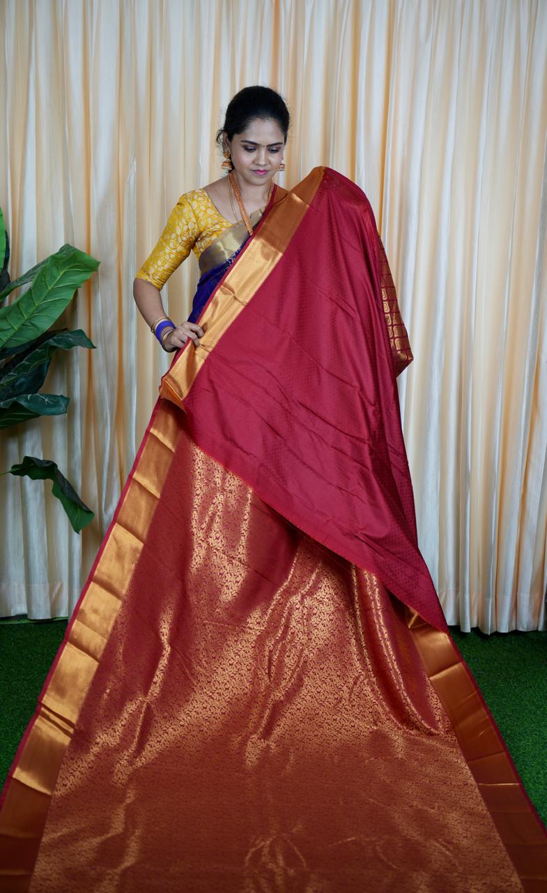 Bridal semi soft silk🍏🍄