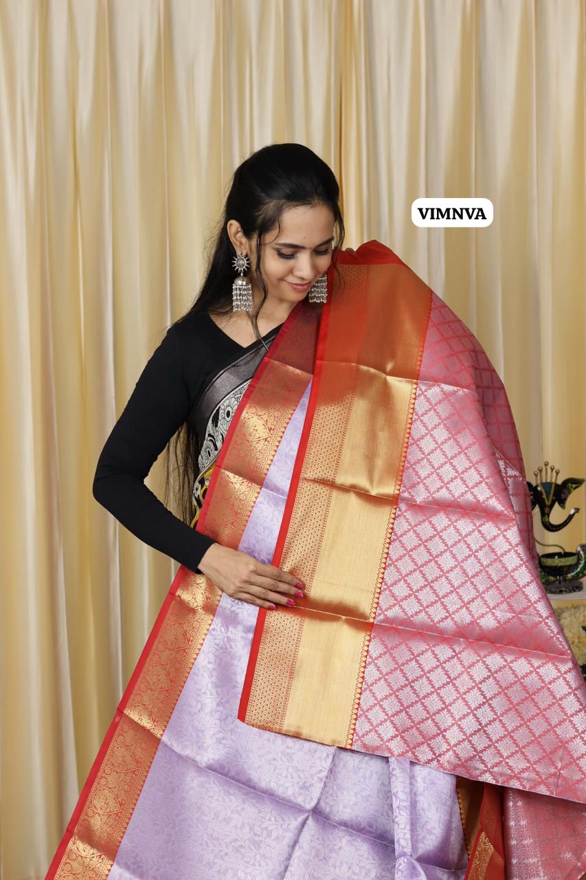 Bridal Katan semi silk saree ๐๐