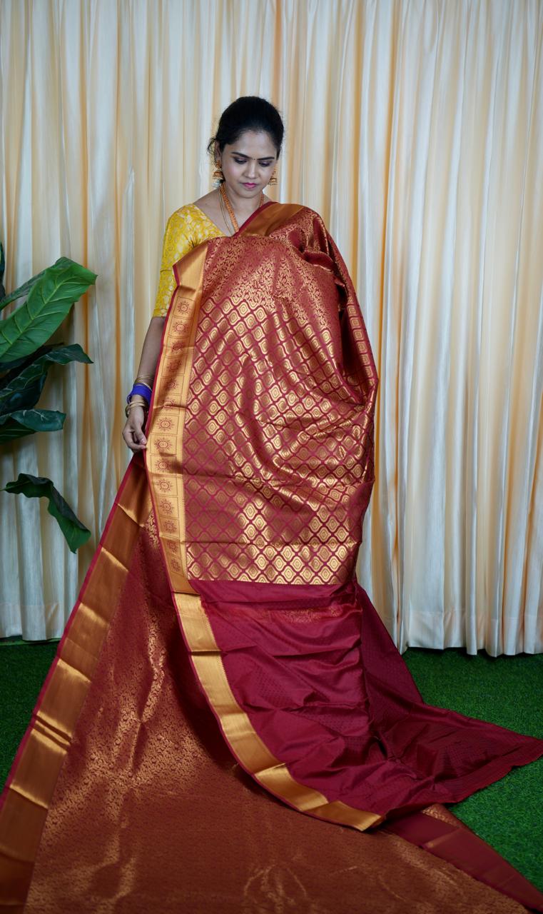 Bridal semi soft silk🍏🍄