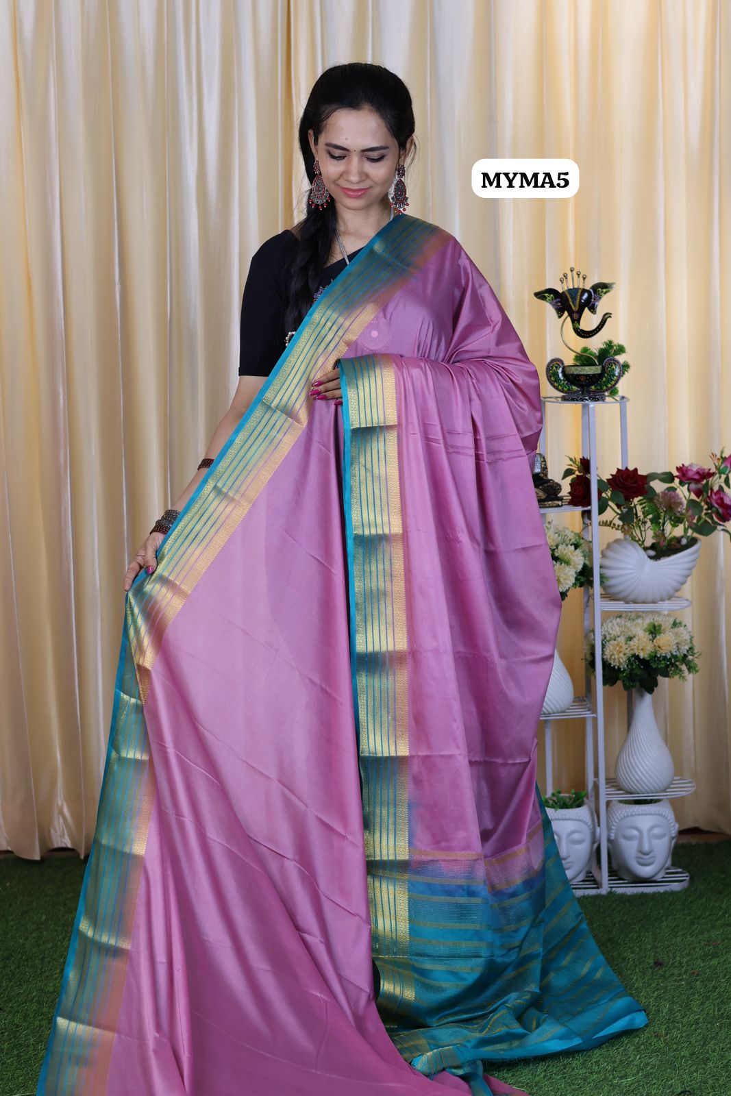 Mysore crepe silk sareeš„³