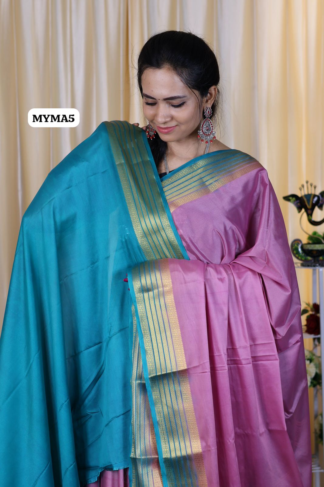 Mysore crepe silk sareeš„³