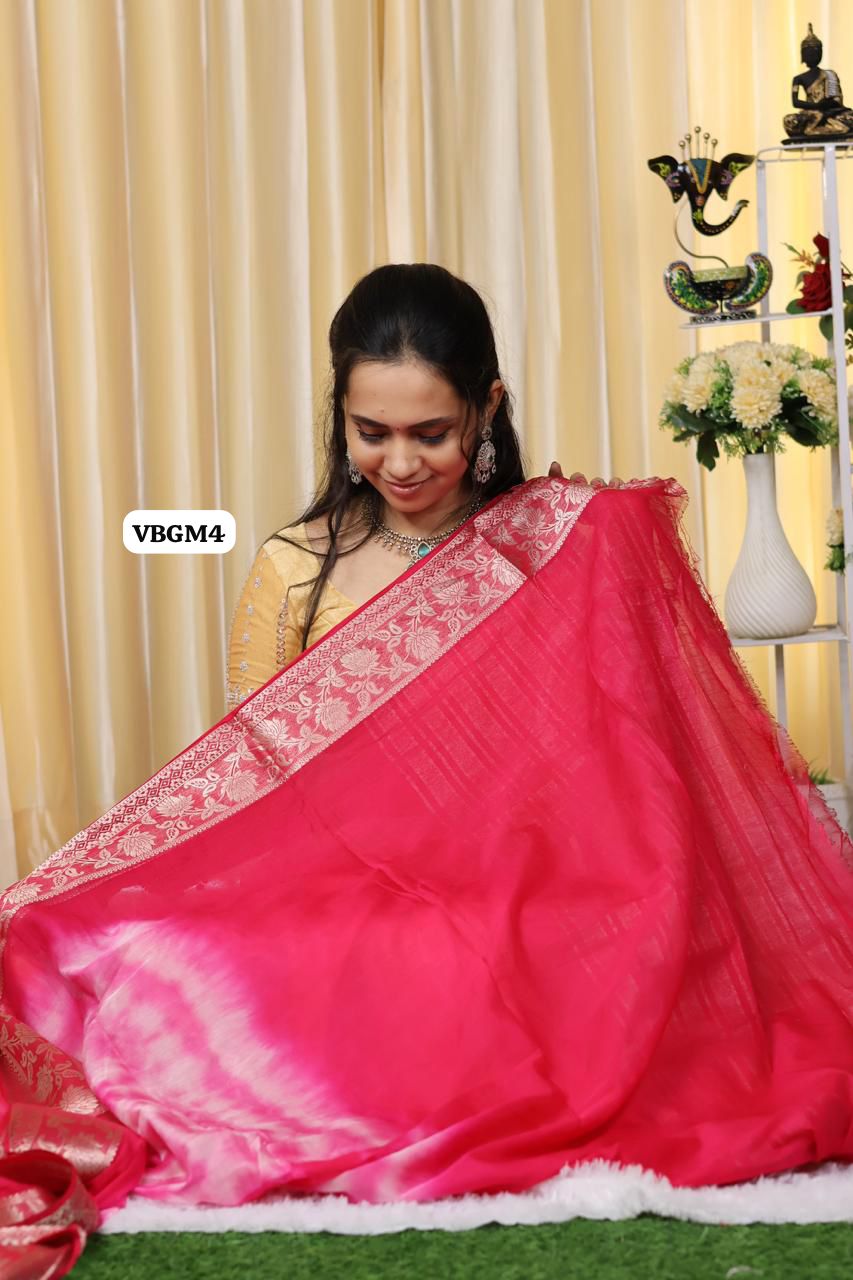 Shibori chiffon silk saree 😍Ⓜ️