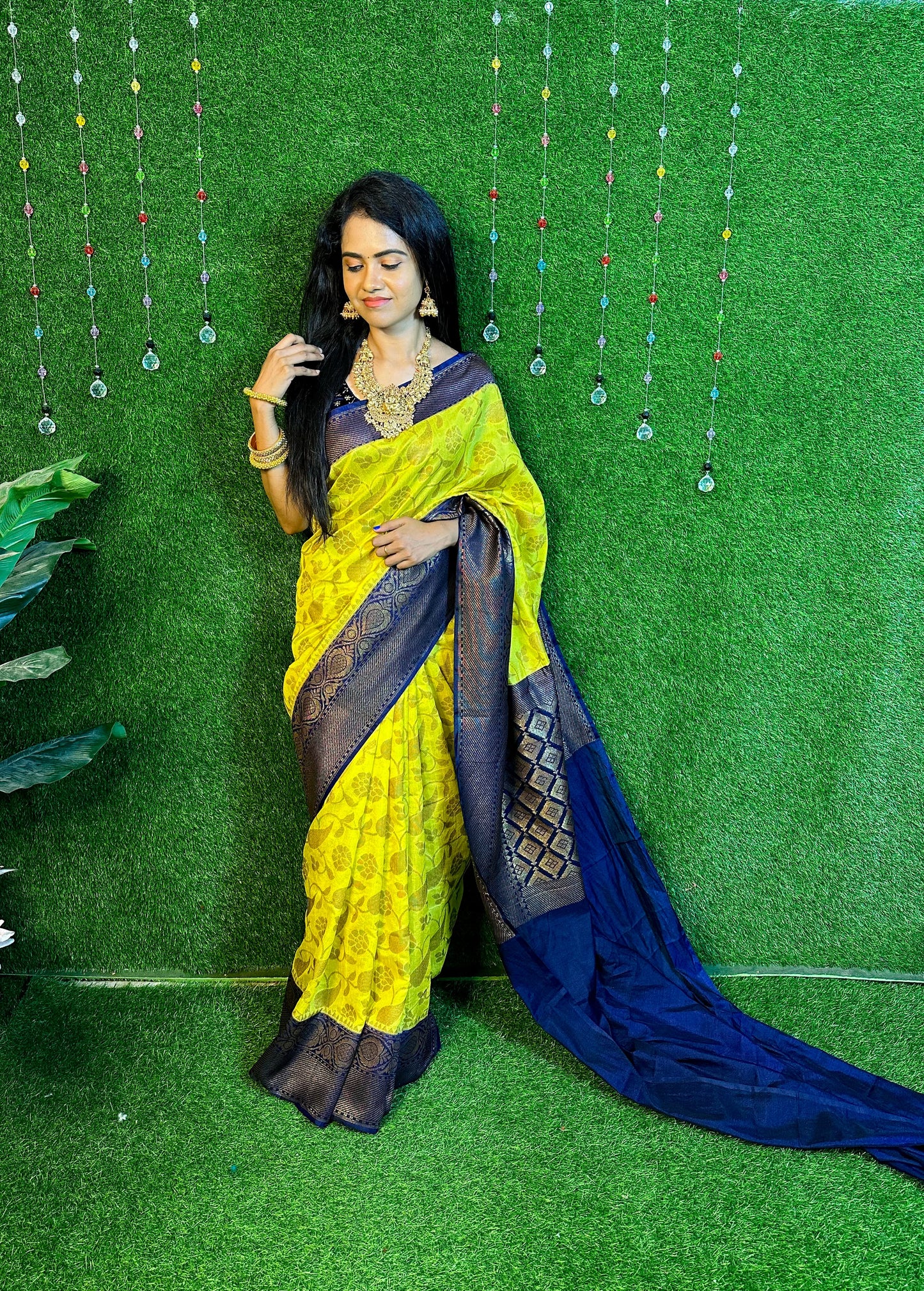 Silk cotton with Zari Weaving 🥳