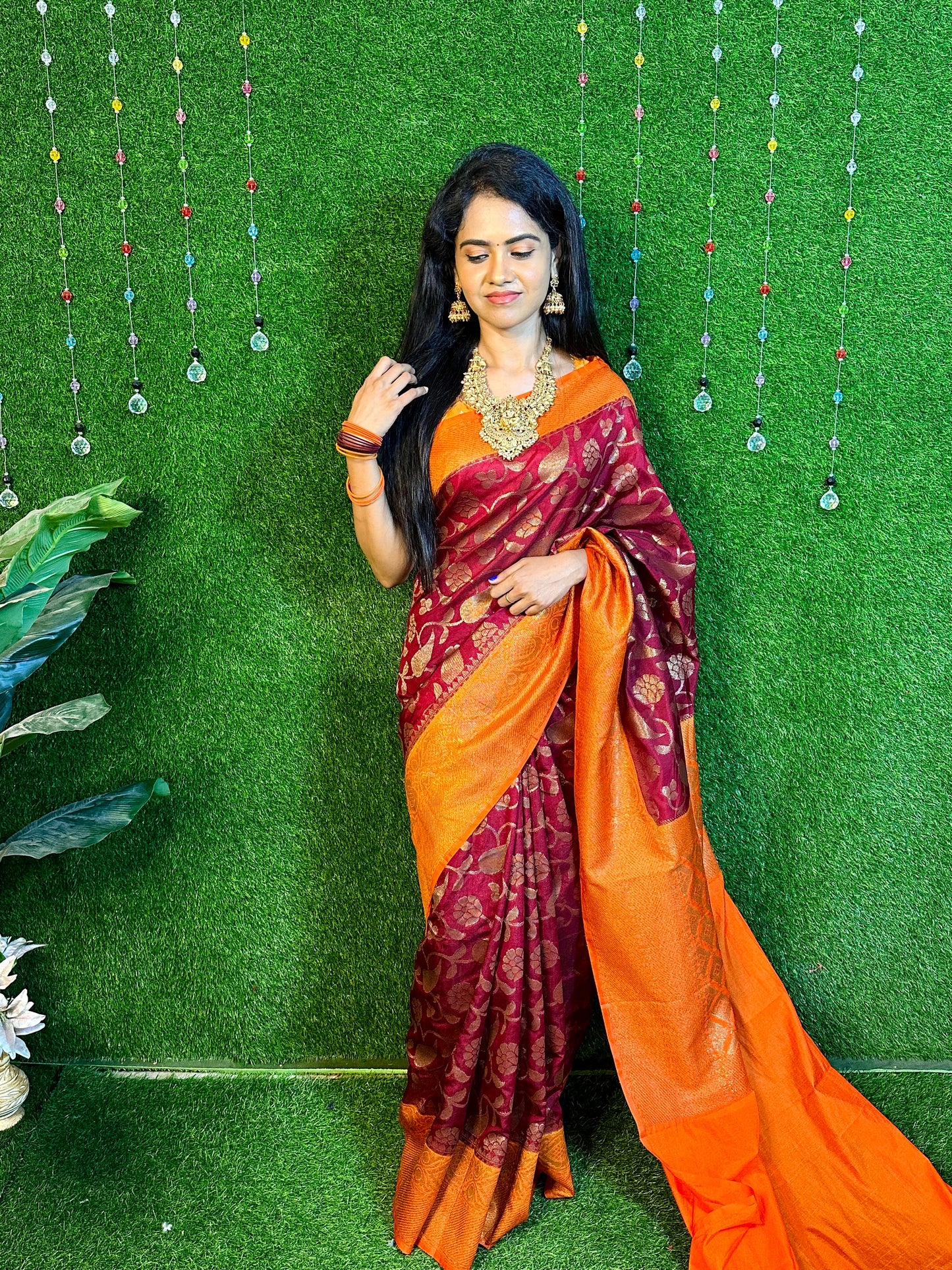 Silk cotton Zari Weaving 🥳