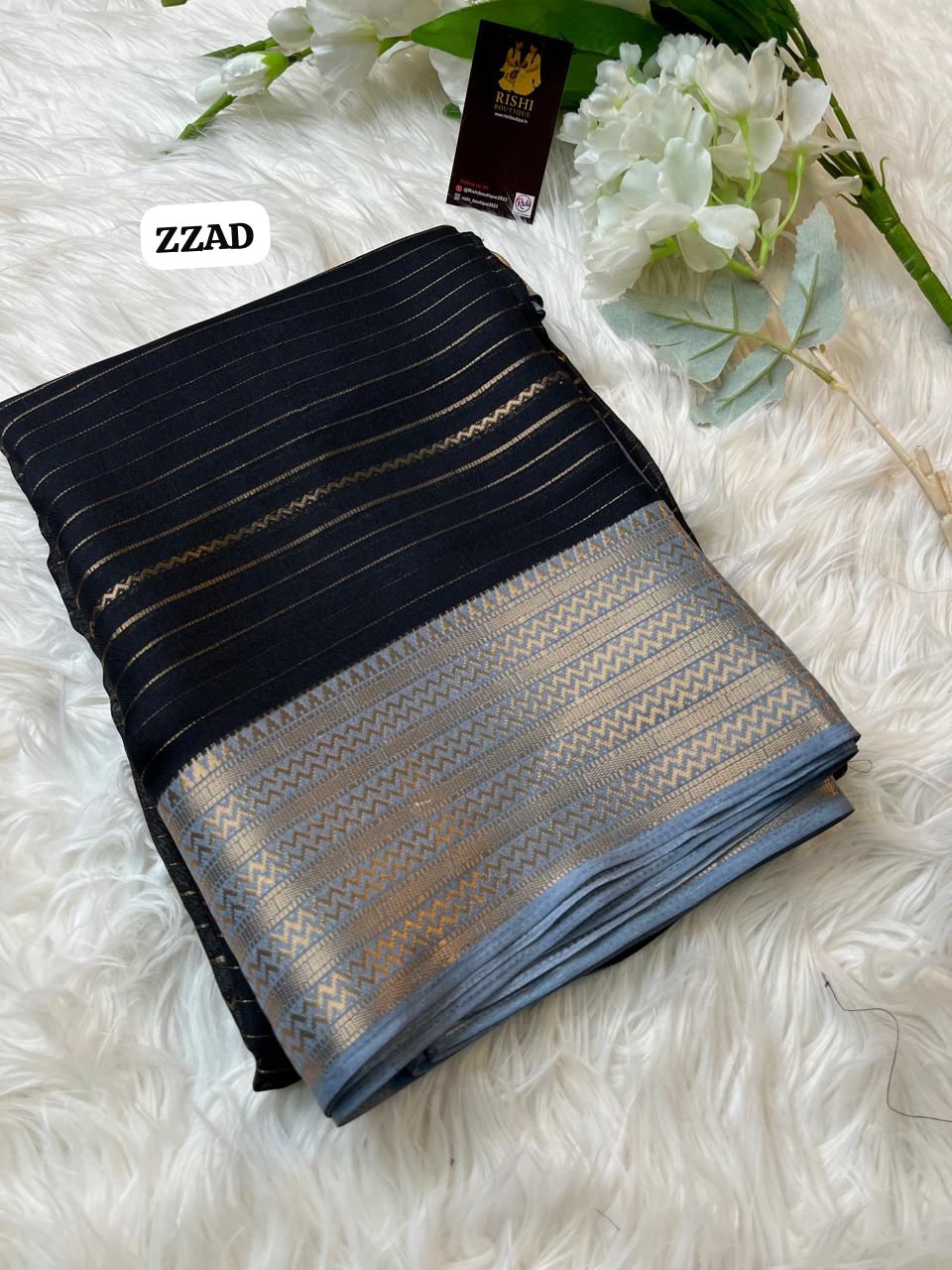 Launching new Moss gold zari weaving lining dual colour shade saree with jaquard weaving border
🥳