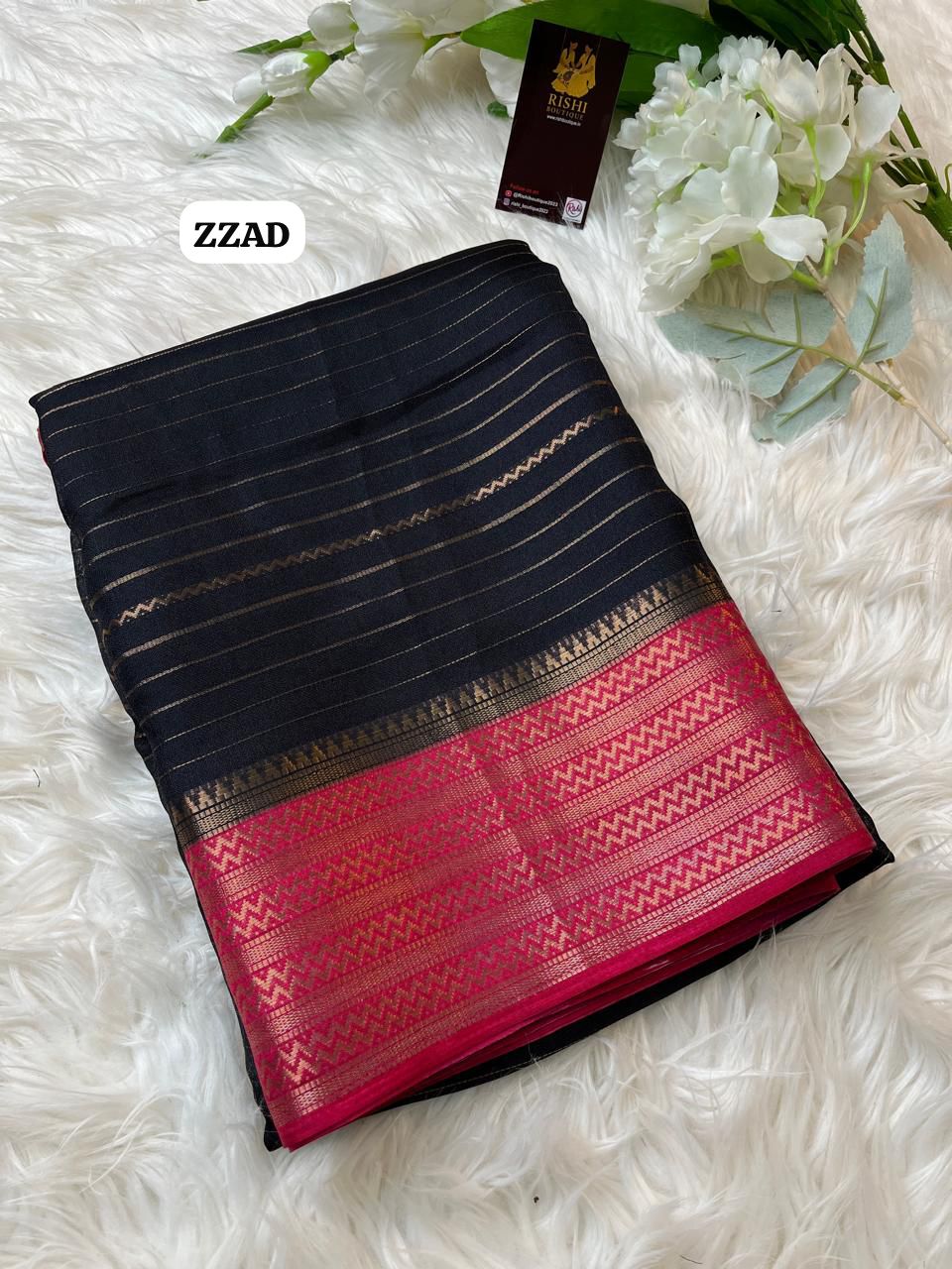 Launching new Moss gold zari weaving lining dual colour shade saree with jaquard weaving border
🥳