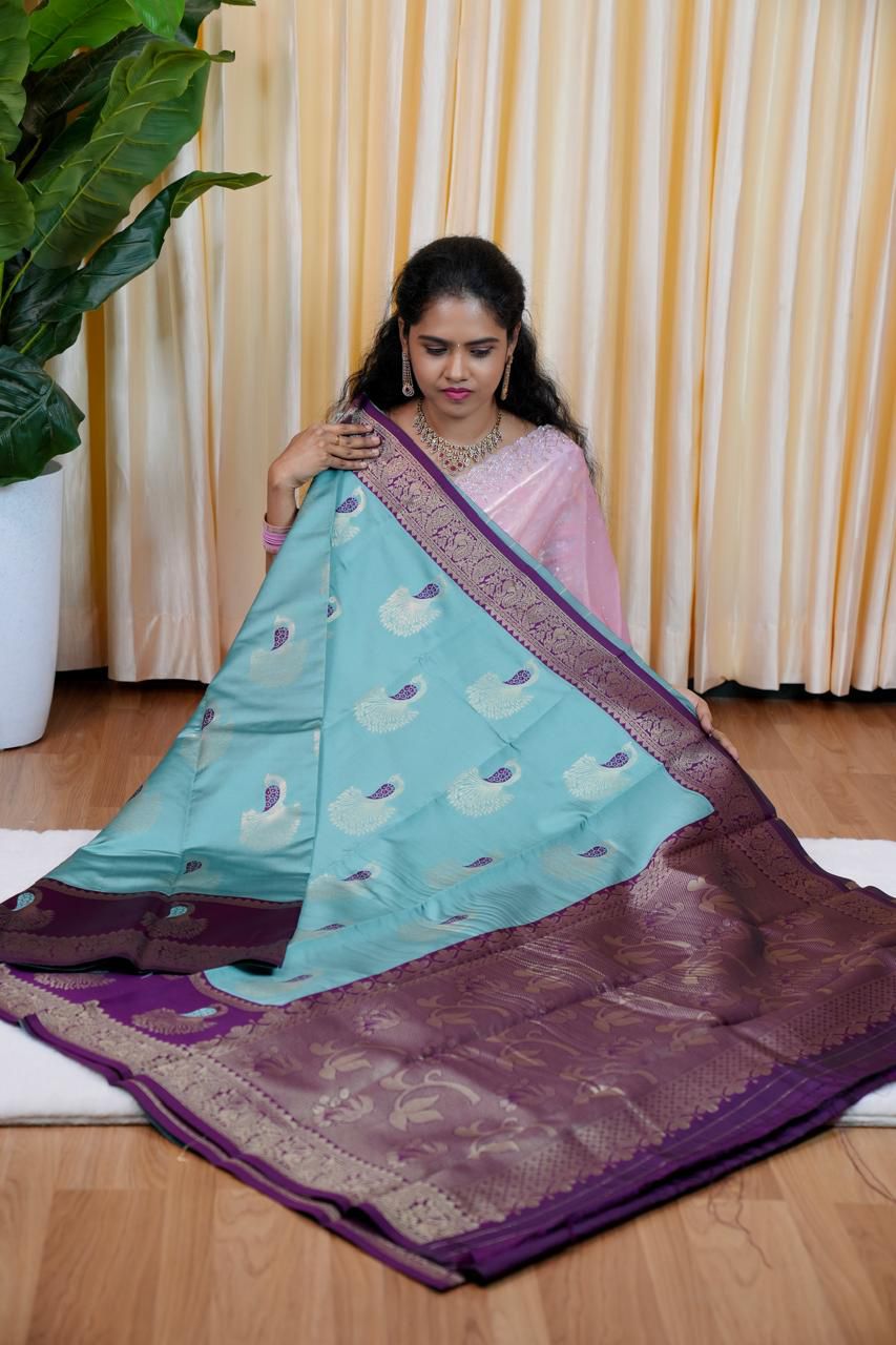 Kanchi semi silk sarees🥰😎📚