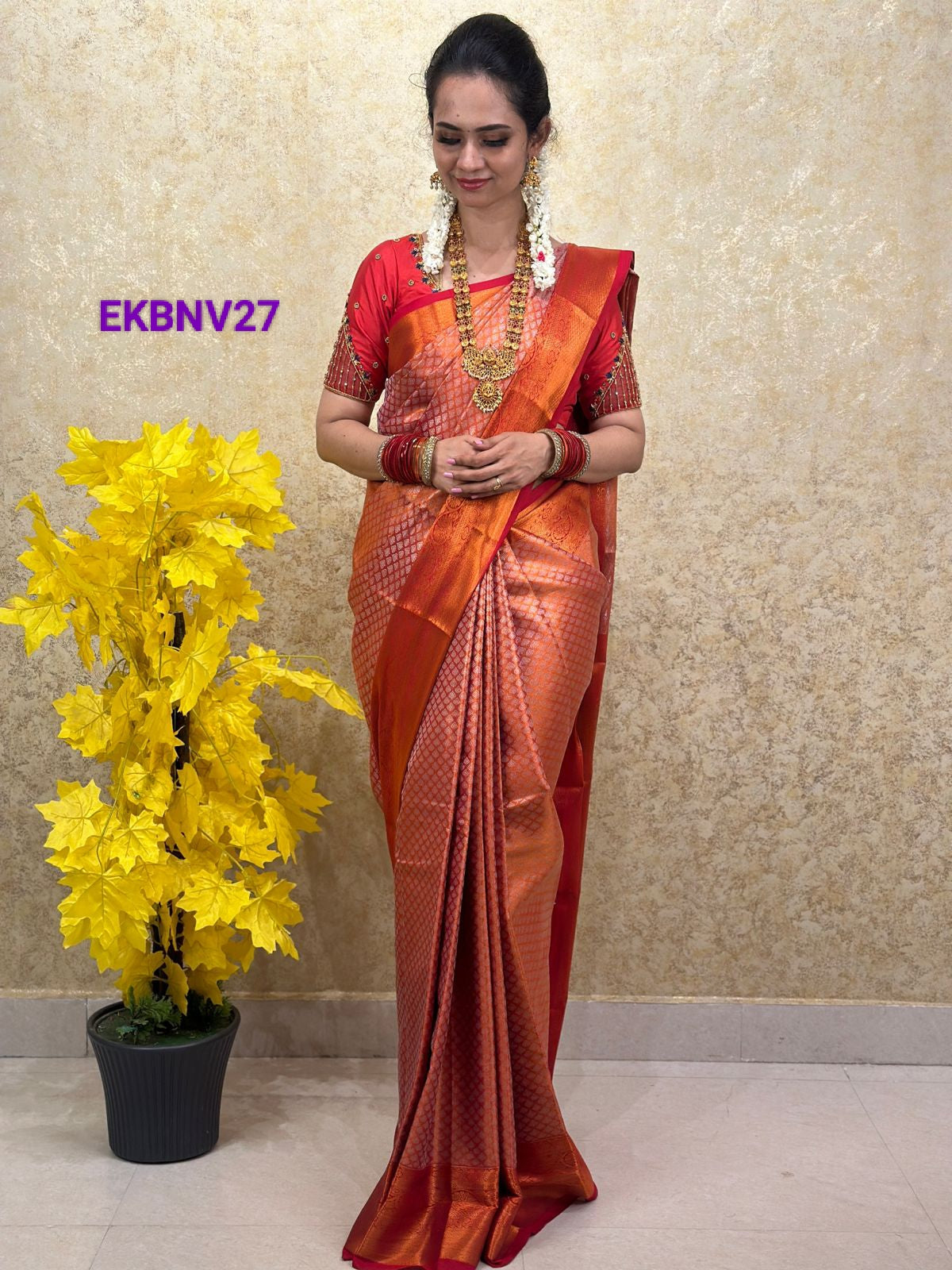 Kanchi bridal semi silk saree at just Rs.1450š„³