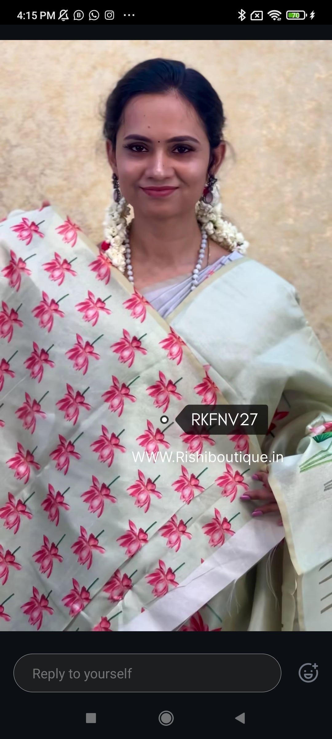 Tussar semi silk saree with trending design 😍🥰