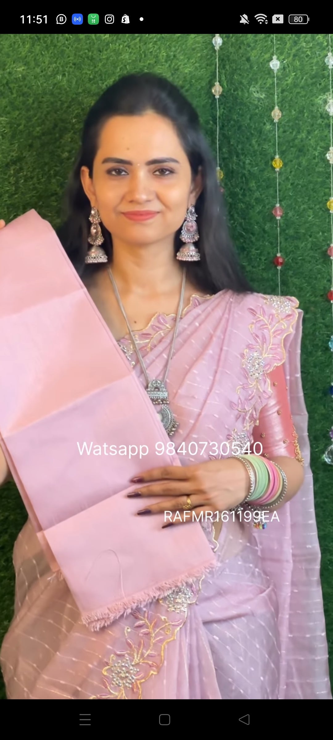 Party wear sarees sold❌