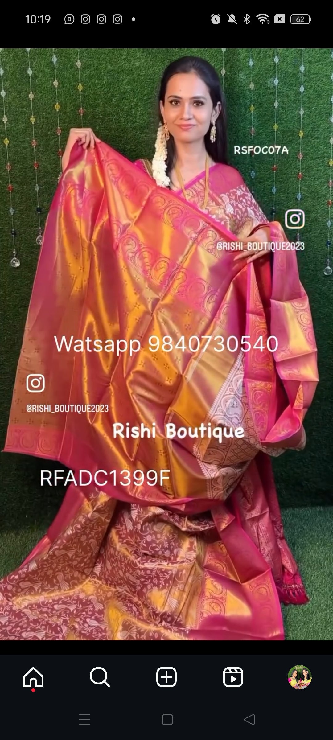 Kanchipuram silk saree !prebook š¤ā