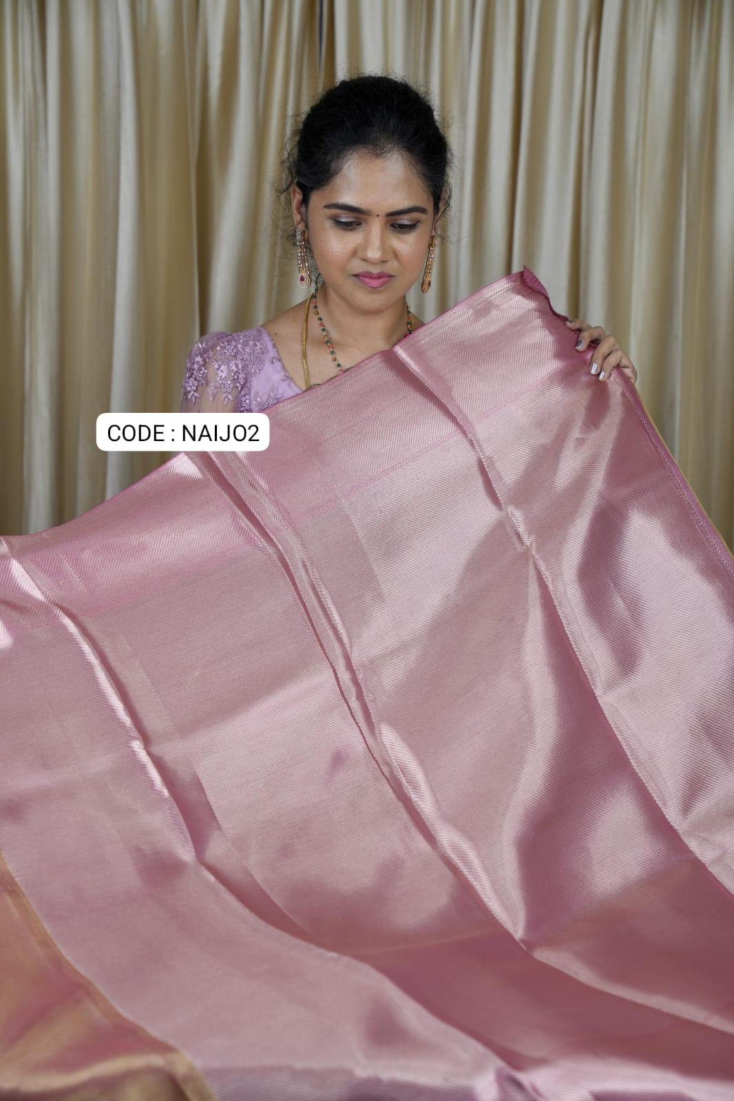 Golden shade. Jothika inspired saree shade 12 prebook 🥳