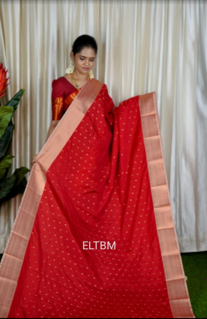 Bridal kanchi silk 1000 buttas saree🥰