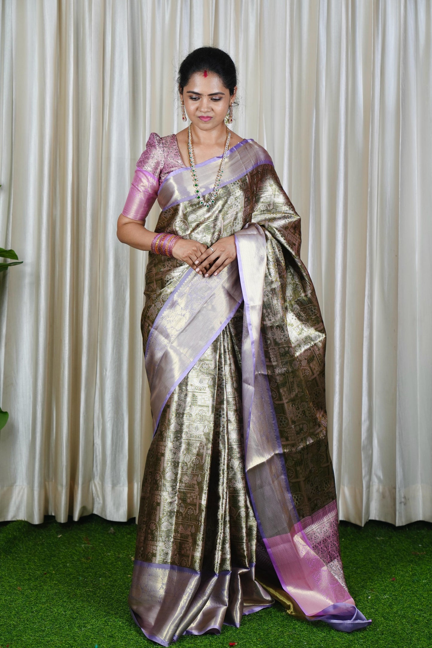 Kanchi Semi Silk Saree prebook 🥳