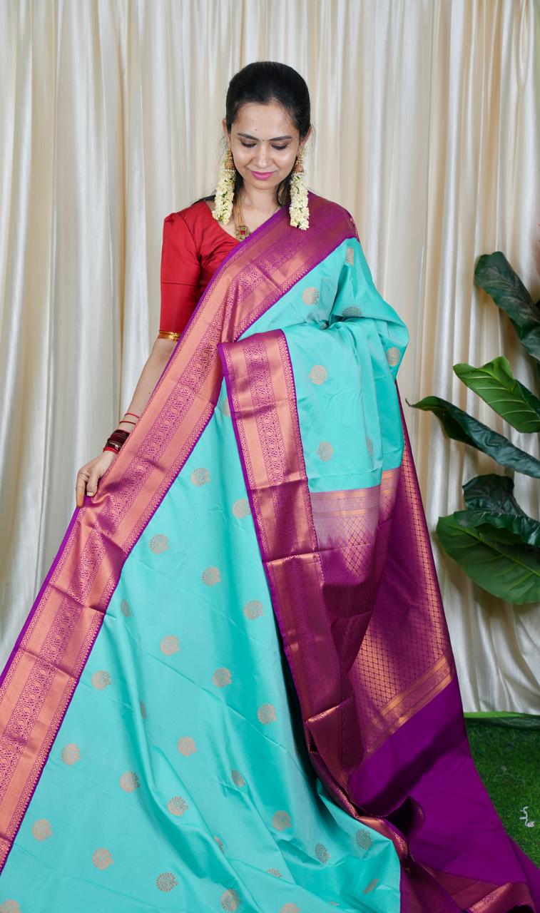 Premium Bridal semi kanchi Silk Sareeš„³