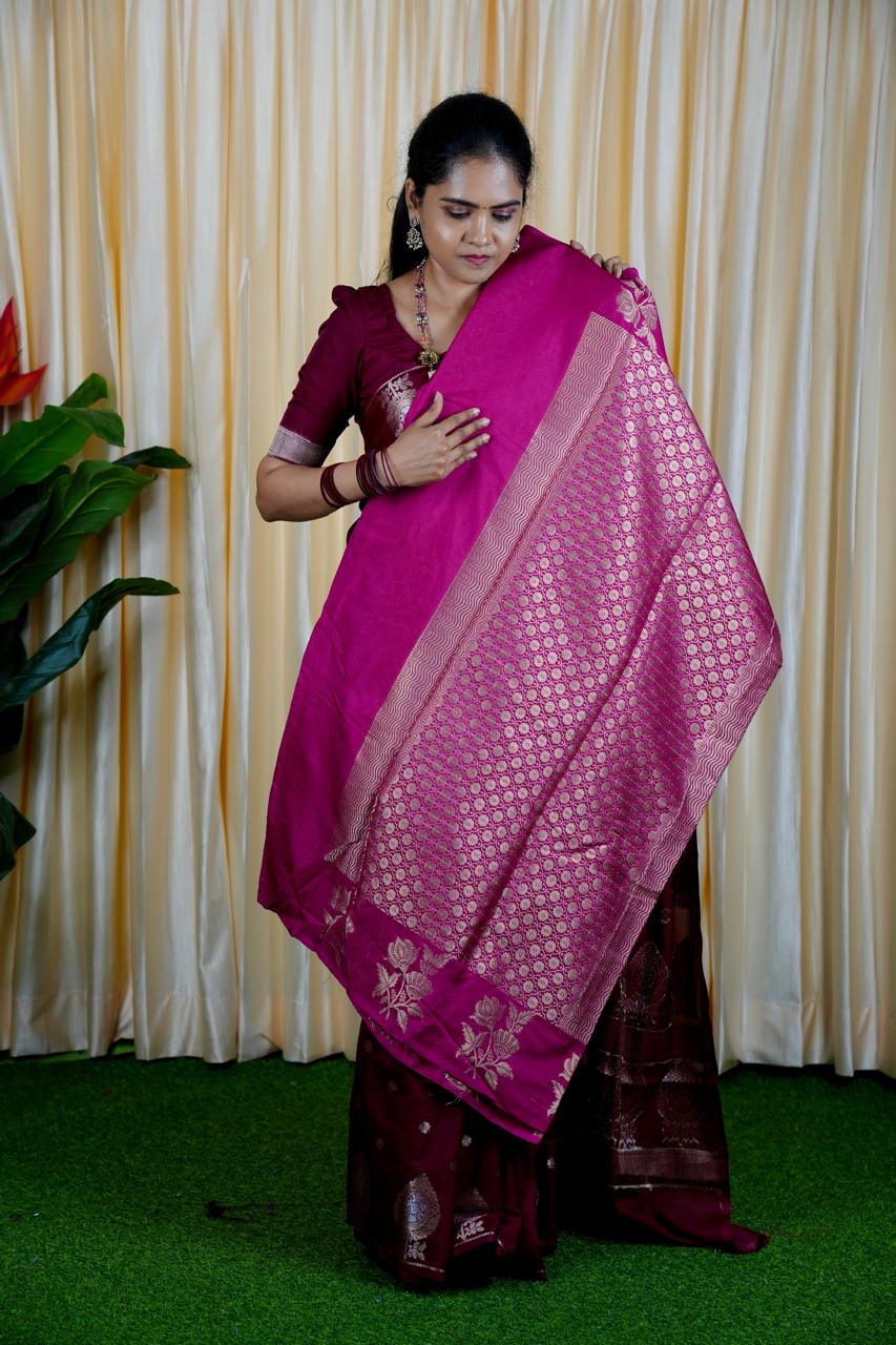 Soft warm Silk Saree 🥳