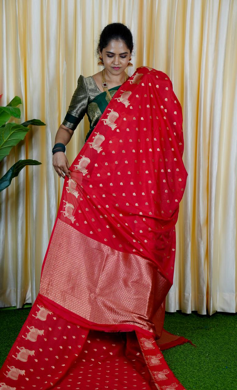 Premium soft silk saree🥰 ✅
