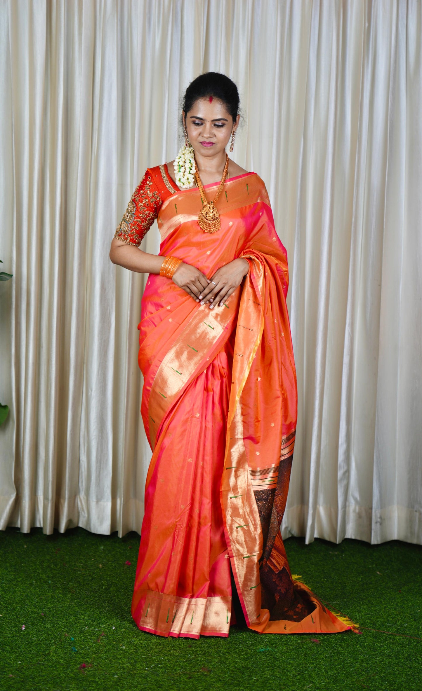 Paithani Semi Silk Saree 🥳