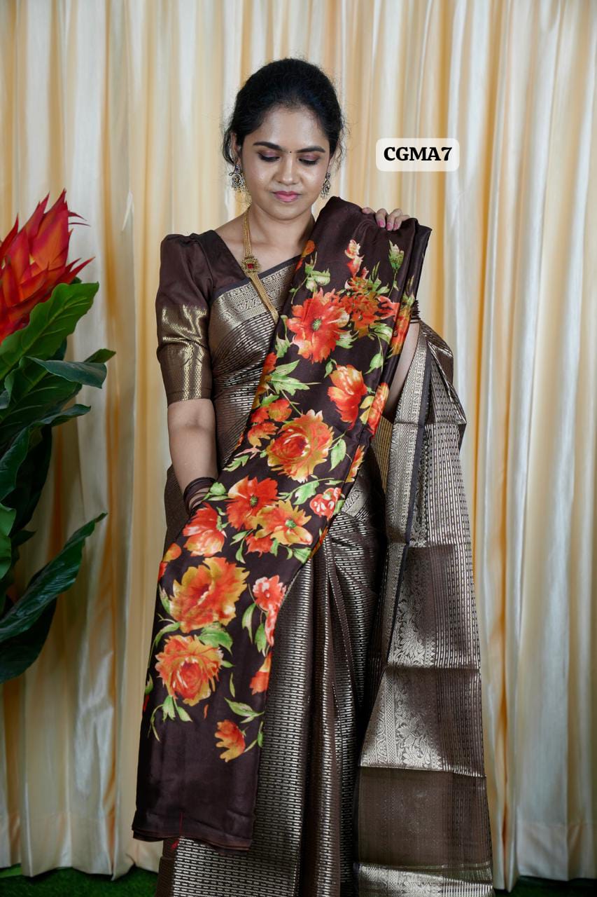 Daily Wear Chiffon Saree 🥰