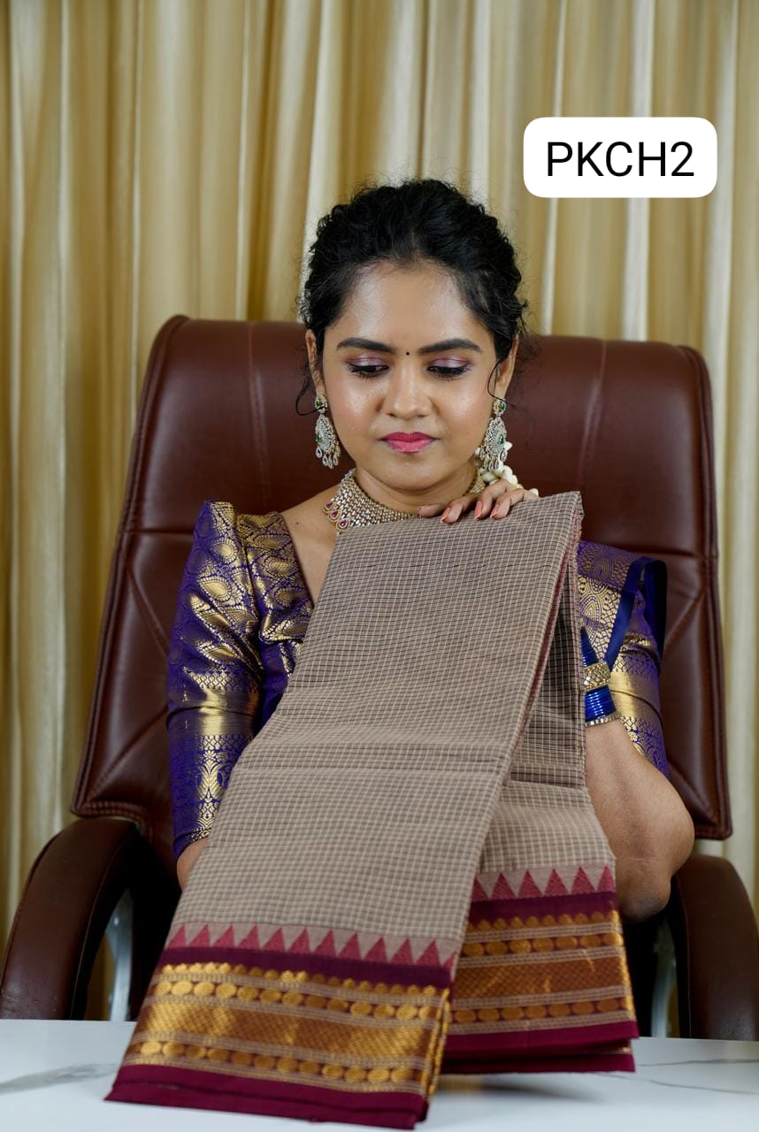 premium chettinad kanchi cotton sarees ❌❌