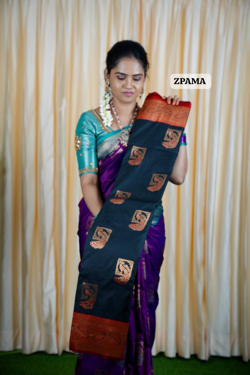 Premium Paithani Semi Silk Sarees🥰🥳