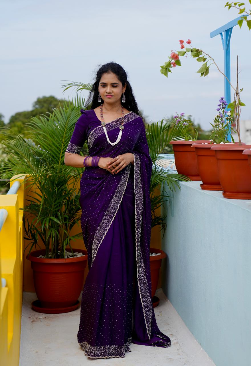 Premium space silk sarees with real jarkhan diamond work prebook🥳✅