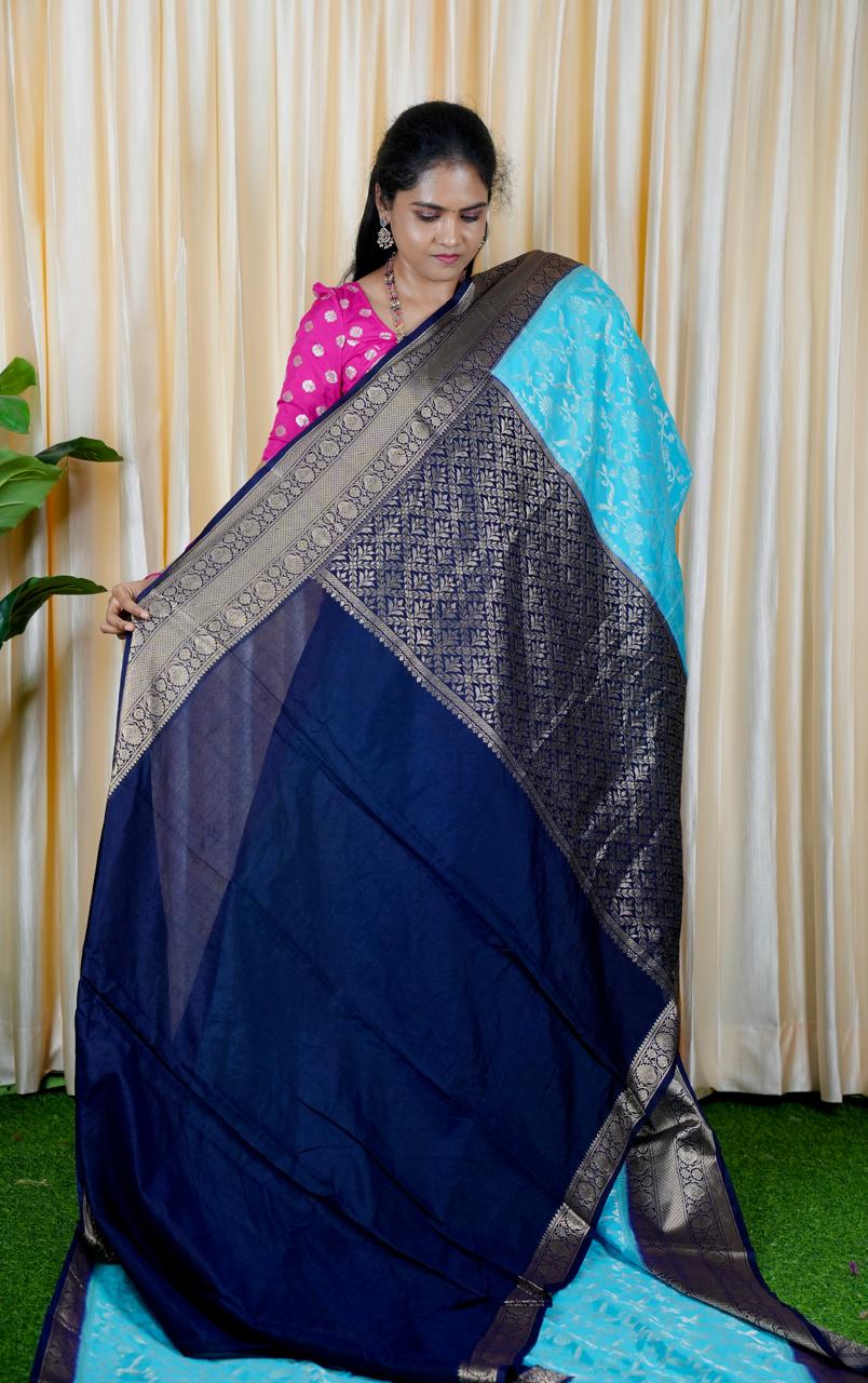 Banarasi semi silk saree🥰 🥳