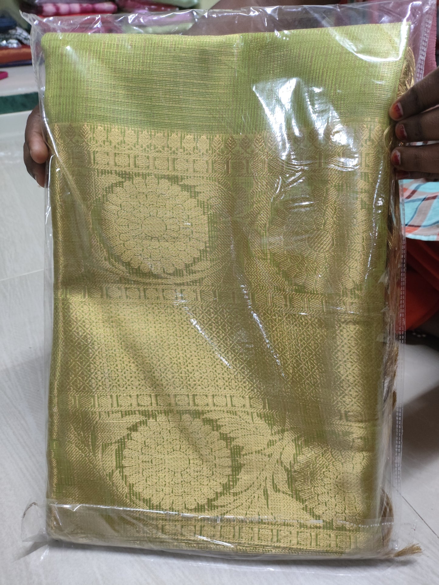 Tissue saree😍 🥳