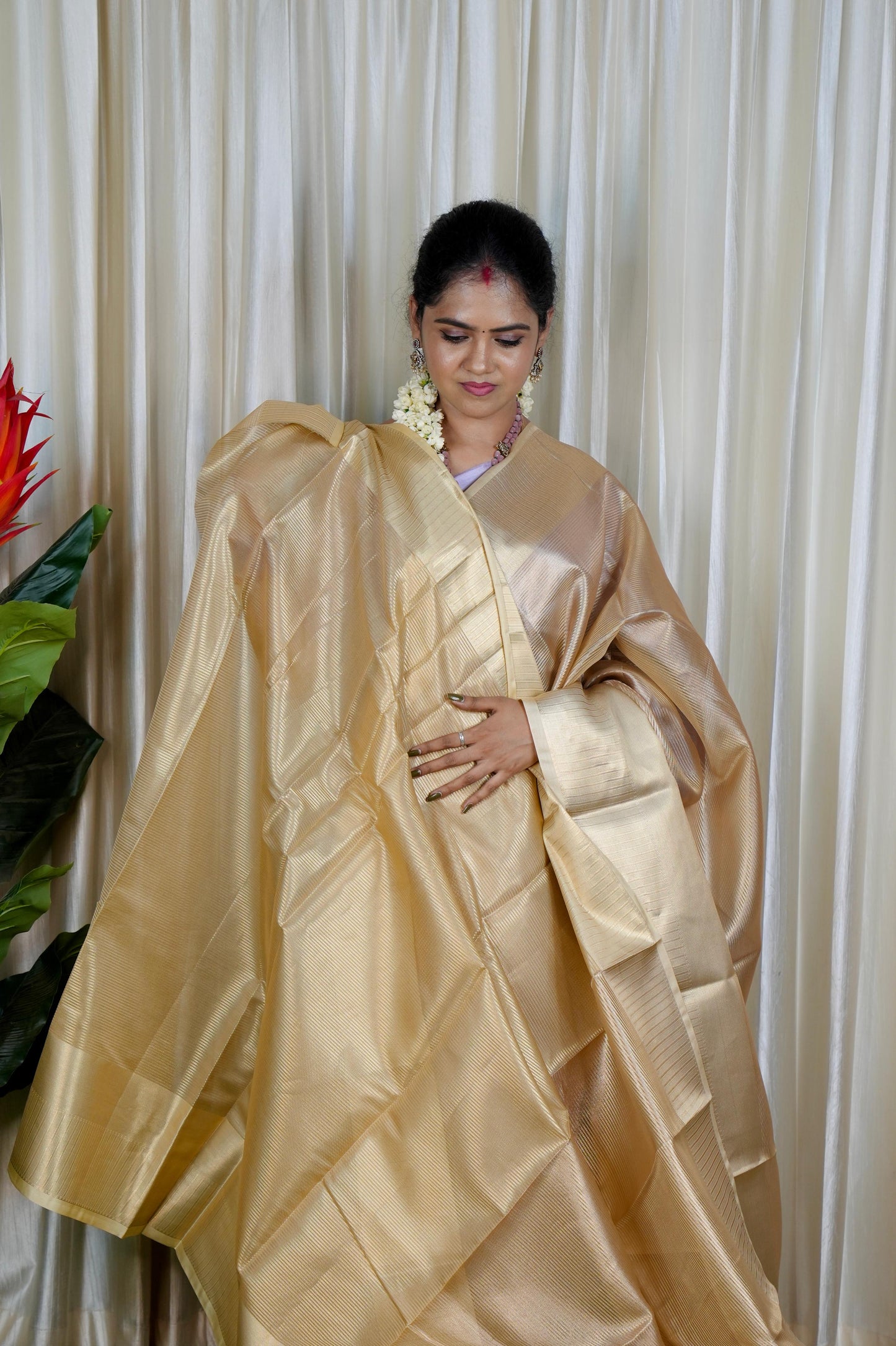 Nayanthara inspired saree shade 5š„°š