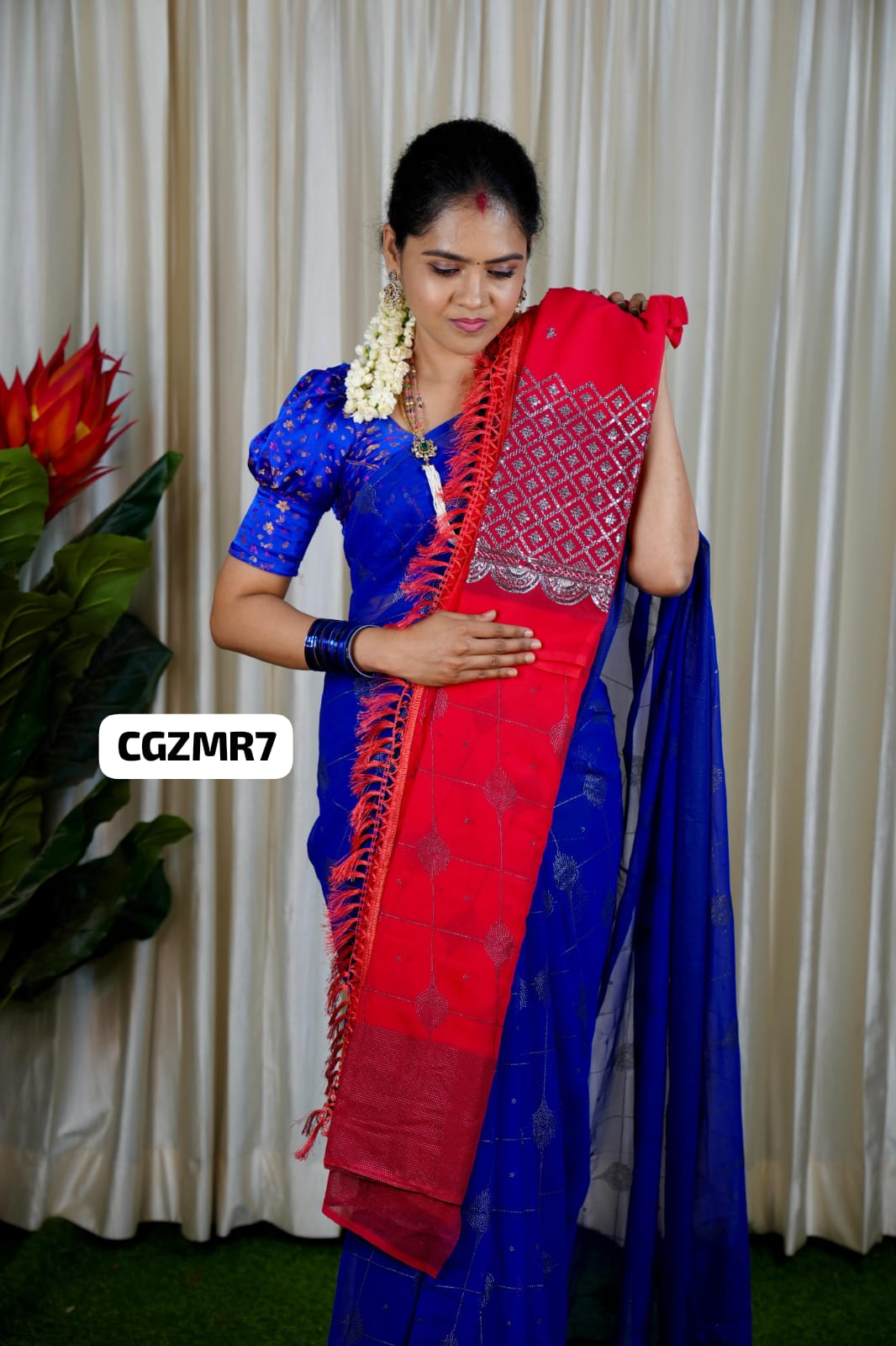 Chiffon saree ❌