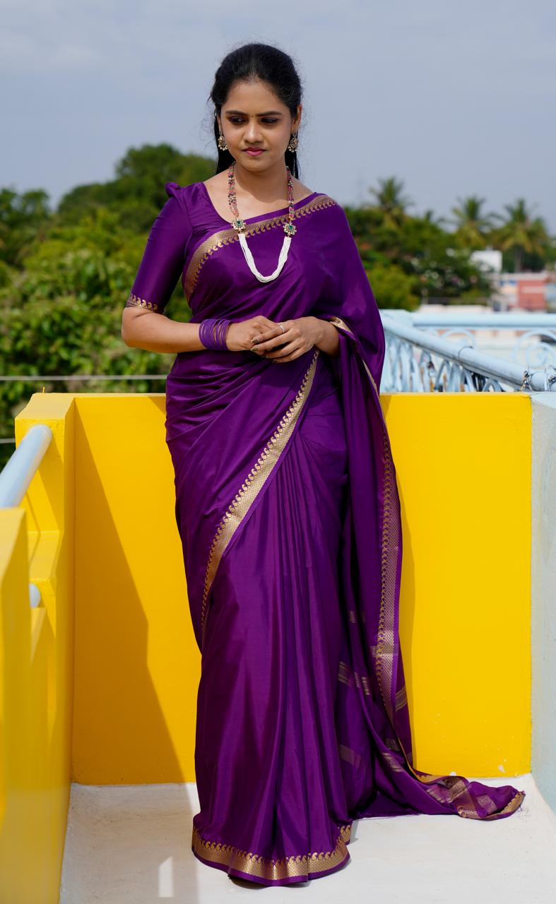 Mysore crepe silk saree prebook❌