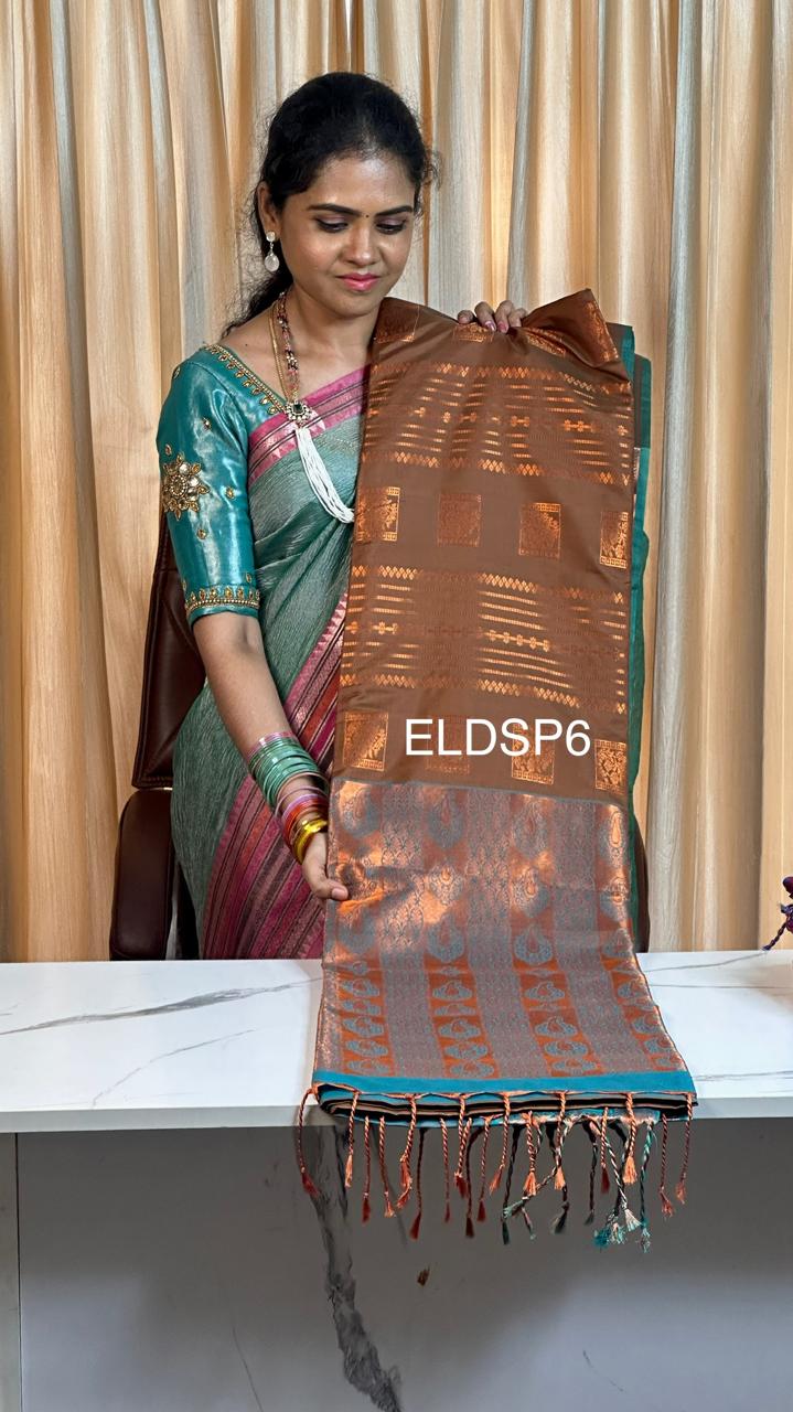 Kanchi semi silk saree ❌sold