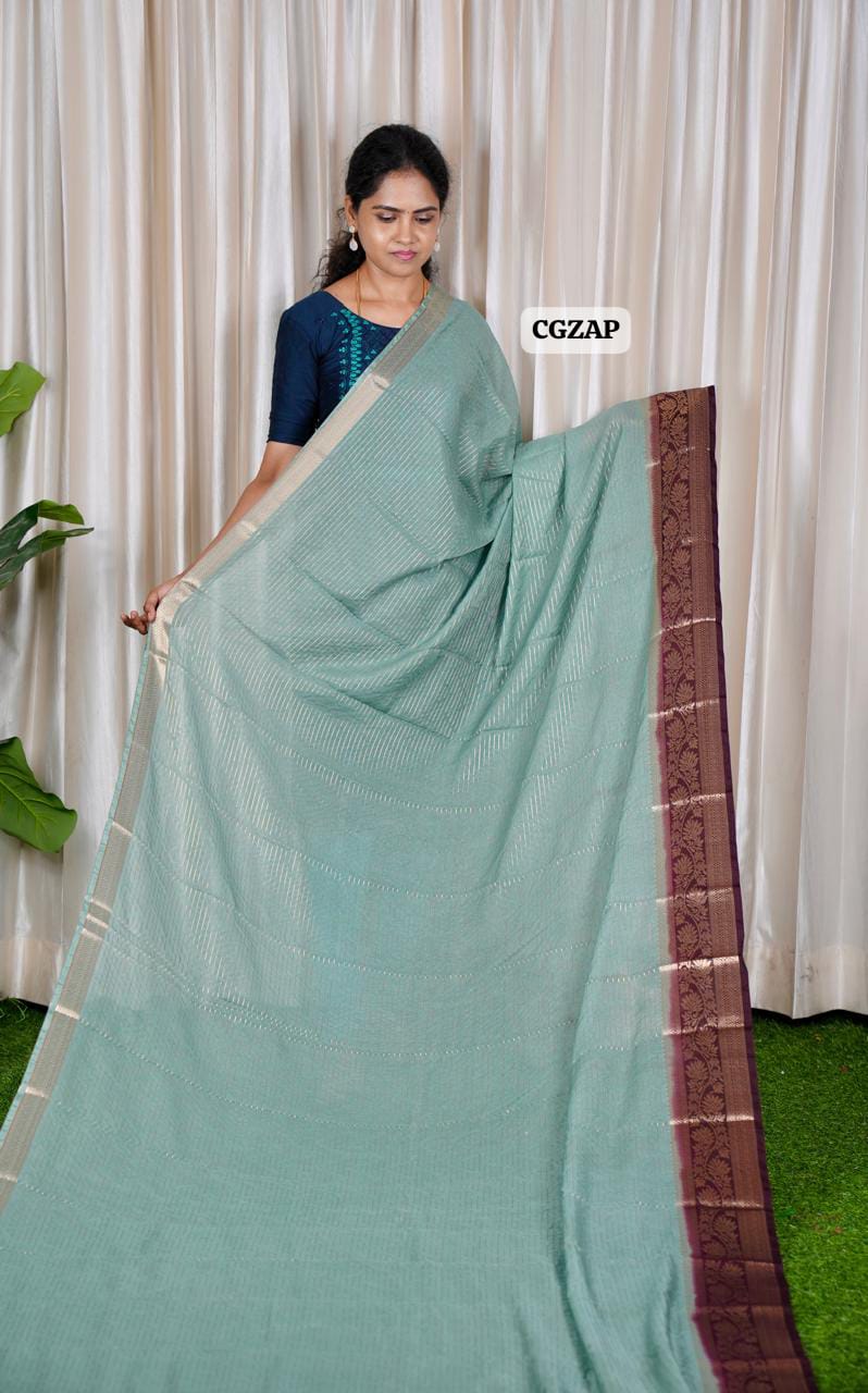 Mysore Crape Silk Saree 🥳