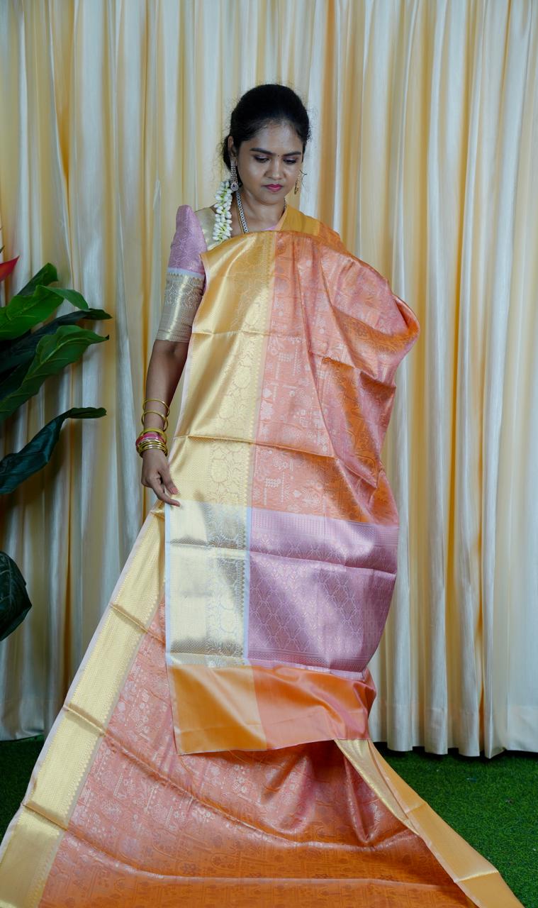Premium soft katan sarees❌❌