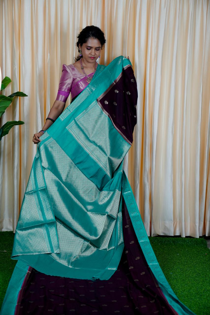 Premium warm silk saree🥳
